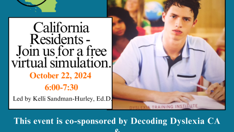 FREE Virtual Dyslexia Simulation | Tuesday, October 22, 2024 at 6:00pm PT